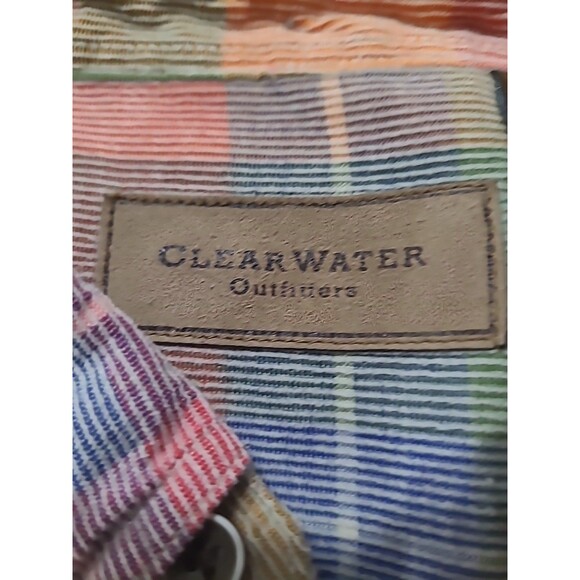 Clearwater Outfitters Corduroy Shirt Mens XXL Plaid Button Down Preppy Outdoors - Picture 11 of 13